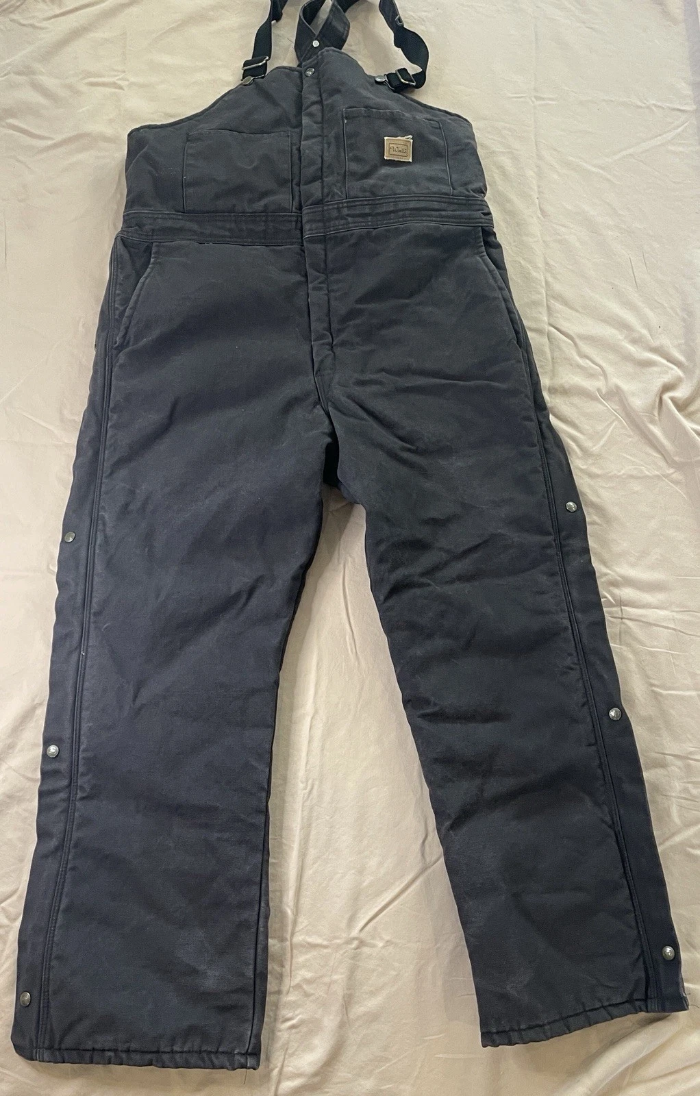 Walls Blizzard Pruf Bib Pants men's Insulated ski Snowmobile XL Made in USA