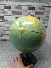Vintage Cram’s Universal Terrestrial Spinning Globe 10.5 Inch No. 105 