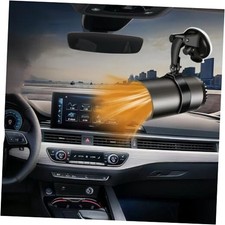 Car Heater, 12V 150W Portable Car Heater 2 in 1 Fast Heating and Cooling black