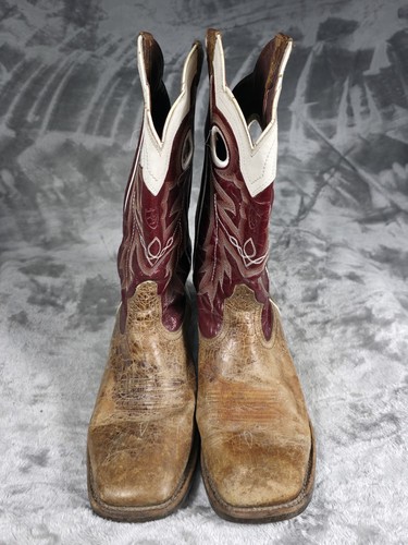 Botas de Vaquero Ariat Wildstock Western Cuero Marrón Para Hombre Talla 12 D 10007590 - Imagen 5 de 8