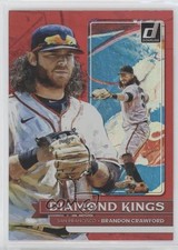 2022 Panini Donruss Diamond Kings Holo Red Brandon Crawford #26 9xo