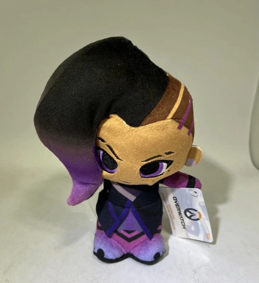 Funko Overwatch Сомбра Плюшевый Размер 9 дюймов Высокий Новый с Бирками Игрушка Blizzcon - Изображение 2 из 2