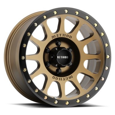 17x8.5 Method MR305 NV Method Bronze W/Black Lip Wheels 6x135 (25mm) Set of 4