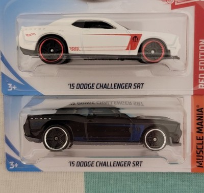 HOT WHEELS ' 15 DODGE CHALLENGER SRT SET OF TWO VARIATIONS 