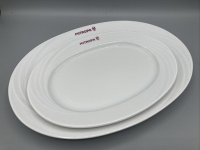 Original Mitropa Geschirr - Serie Donna 2 Servierplatten/Speiseplatten