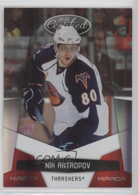 2010-11 Certified Mirror Red 85/250 Nik Antropov #9 l7u