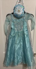 Disney Store Exclusive Frozen 5/6 ELSA Deluxe Costume Dress 2014  Extras
