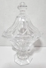 Vintage Crystal Covered Candy Dish