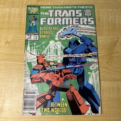 The Transformers #18 Newsstand (Marvel Comics 1986)