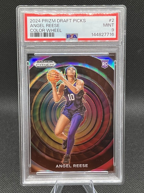 2024 Prizm Draft Picks Angel Reese Color Wheel #2 PSA 9