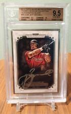 JEFF BAGWELL 2014 TOPPS MUSEUM COLLECTION FRAMED SILVER AUTO 5/10 AUTOGRAPH