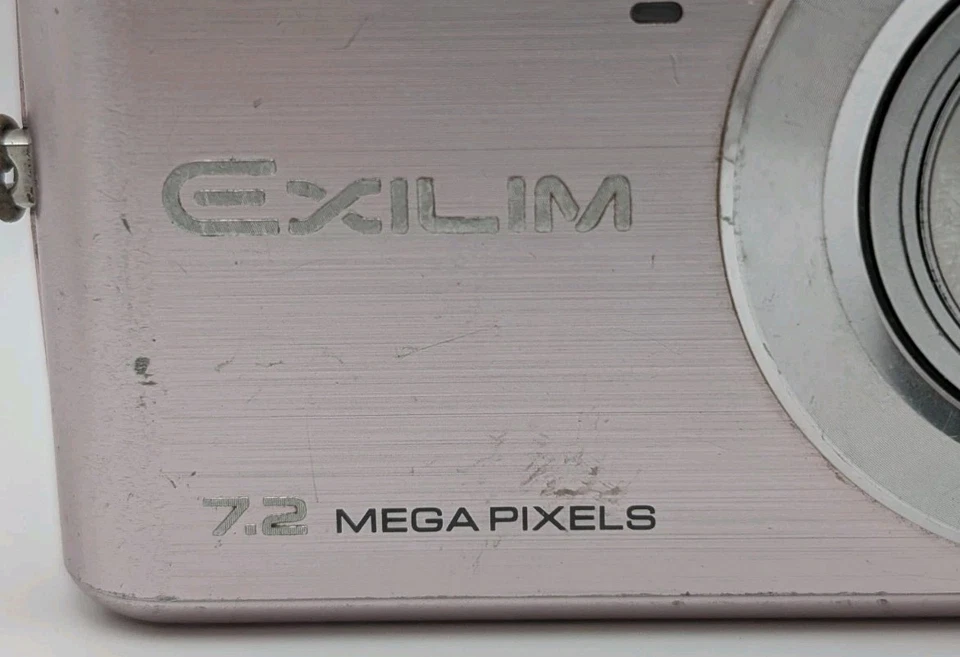 Casio Exilim EX-Z77 Pink Digital Camera 7,2 MP 3x Zoom [Works] - Image 2 of 4