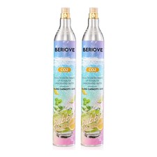 CO2 Cylinders Refill 60L: Threaded CO2 Cartridges for Screw-In Soda Makers Sp...
