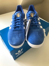 Leeds United Football club Adidas Gazelle trainers - BNWT - Size 11