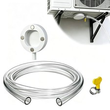 Drain Kit for Window Air Conditioners with Transparent PVC Hose and Magnet