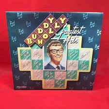 BUDDY HOLLY Greatest Hits 1974 UK vinyl LP best of Peggy Sue Rave On everyday A