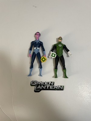 DC DIRECT SUPER-FRIENDS GREEN LANTERN AND SINESTRO ACTION FIGURE 2003 VINTAGE.