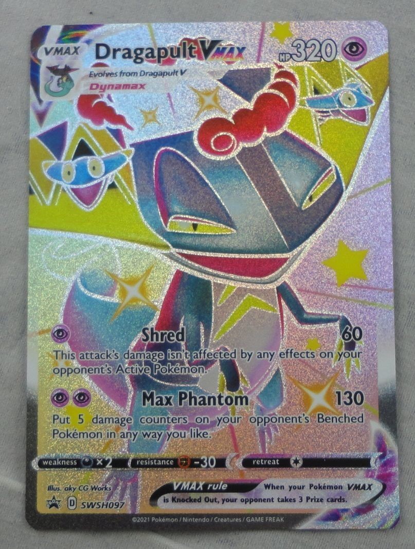 Pokemon TCG Dragapult Vmax SWSH097 Sword & Shield Promo Card