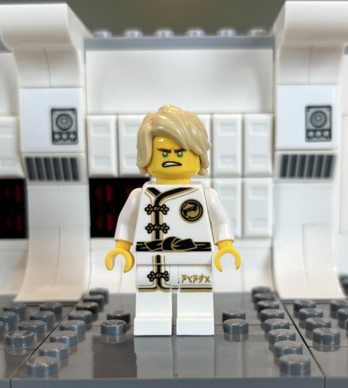 Lego Lloyd - White Wu-Cru Gi Minifigure Ninjago from 10739 -njo347