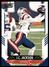 2021 Score J.C. Jackson New England Patriots #289