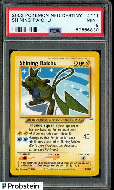 Shining Raichu #111 (Neo Destiny (2002))