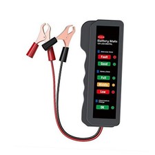 12V Car Battery Tester  Alternator Analyzer LED  Automotive Battery Checker