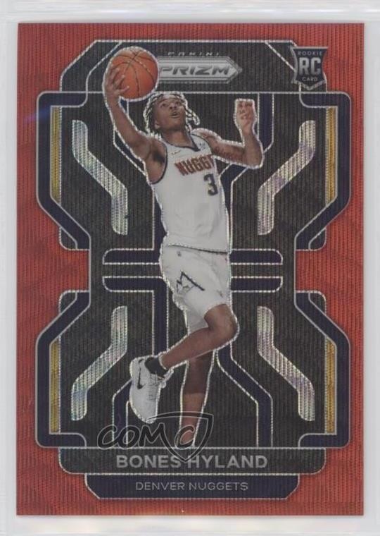2021-22 Panini Prizm Ruby Wave Prizm Bones Hyland #302 0c6
