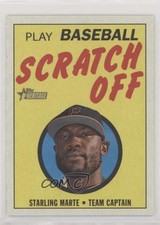 2019 Topps Heritage High Number 1970 Scratch Offs Starling Marte #20 4al