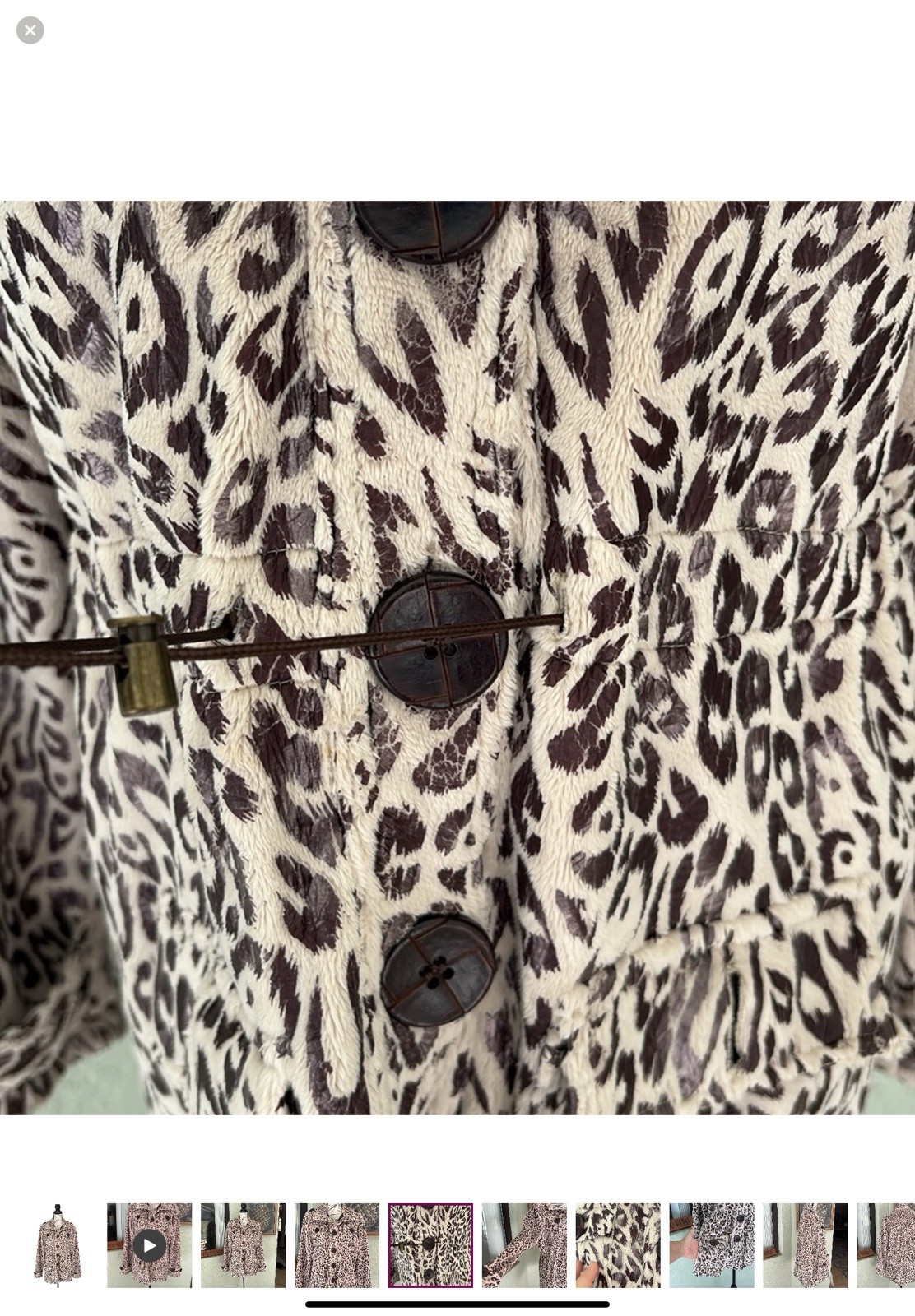 *BAXIS & BAXIS jacket button down front long slee… - image 4