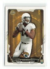 2015 BOWMAN ROOKIES NICK MARSHALL #109 RC JAGUARS