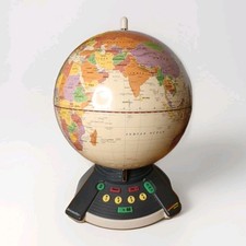 ExploraToy GeoSafari World Interactive Talking Geography Quiz Game Globe WORKS