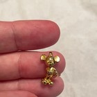 Vintage Disney Sterling Silver Gold-Colored Mickey Mouse Necklace Pendant, 1999