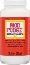 Mod Podge Gloss Sealer Glue Finish All-in-One Craft 16 oz
