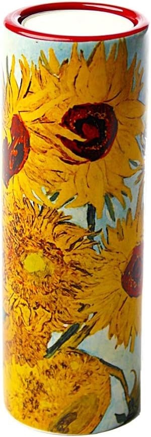 Silhouette D’Art Van Gogh Sunflowers Tea Light Holder Gift Boxed