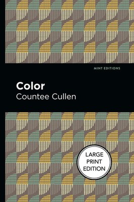 Color Large Print Edition Countee Cullen Taschenbuch Kartoniert / Broschiert