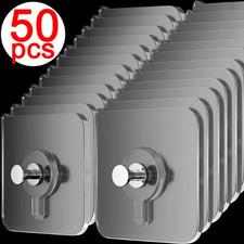 Strong Self-Adhesive Wall Hooks No-Drill Picture Hangers for Frames & Clocks