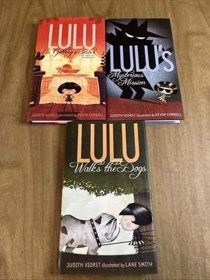 Lulu Series Lit If 3 Books HC Mysterious Mission Walks The Dog Getting A Sister