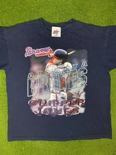 1997 Atlanta Braves - Chipper Jones - Vintage MLB Player T Shirt Large 
