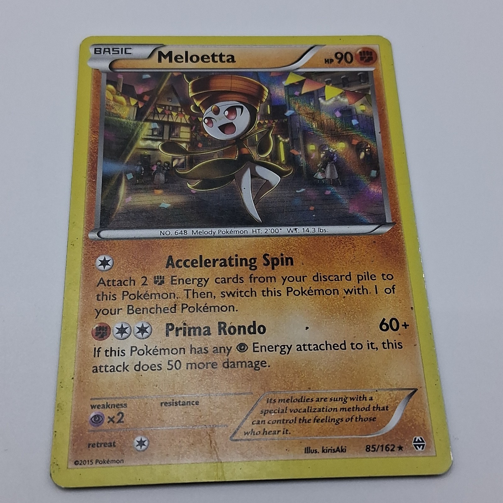 Meloetta 85/162 Breakthrough Holo