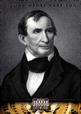 2012 Panini #9 William Henry Harrison Americana Heroes&Legends