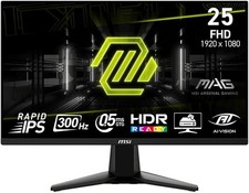 MSI MAG 255XF 25" 1920x1080 FHD 300Hz 0.5ms Gaming LCD IPS Monitor MAG255XF
