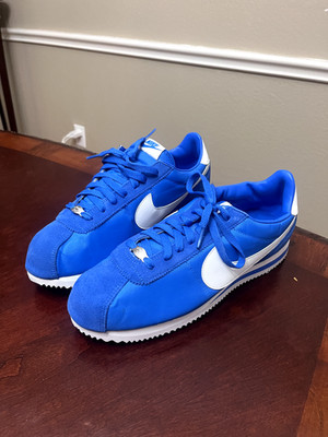 Nike Cortez Basic Nylon Signal Blue 819720-402 M11.5 Rare New Deadstock No Box