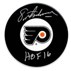 Eric Lindros Philadelphia Flyers HOF Autographed Puck
