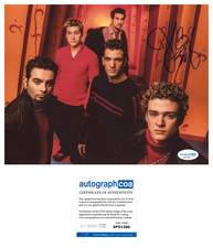 JC Chasez 'NSYNC' Pop Band Signed 8x10 Photo ACOA