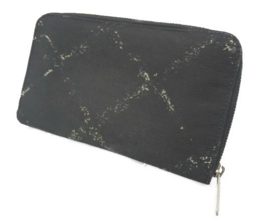 Vintage CHANEL Travel Line Long Round Zip Wallet GC862088