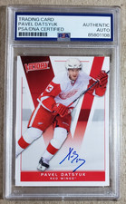 Pavel Datysuk Signed 2010-11 Upper Deck Victory PSA/DNA Certified Auto Red WIngs