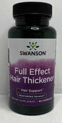 Swanson Vitamins Full Effect Hair Thickener 60 Capsules Exp 11/2028-New-US Selle