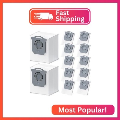 12 Pack Vacuum Bags Replacement Compatible with iRobot Roomba i7, i7+, i3, i3+,