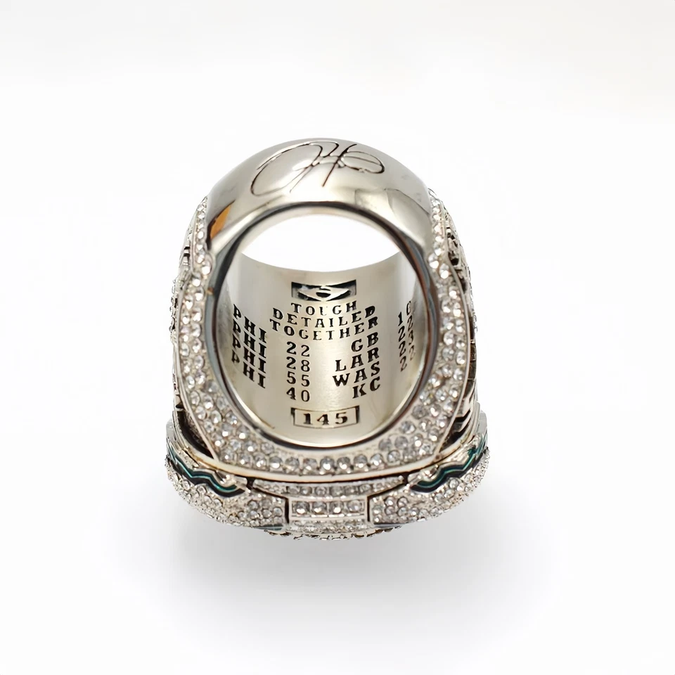 EN STOCK Anillo Edición Limitada Aficionados Super Bowl Para #1 HURTS #26 Regalos Talla 8-14 Foto 4 de 4