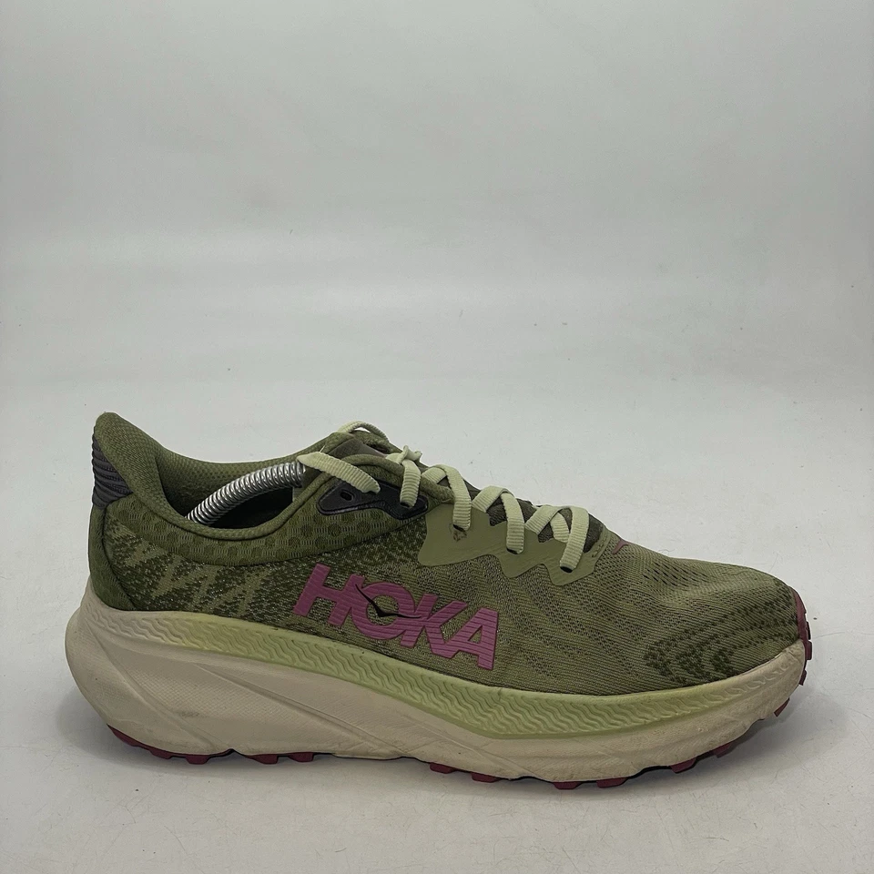 Hoka Challenger ATR 7 Green Shoes Women Size 8 Trail Outdoor Running Sneakers - Image 4 of 4